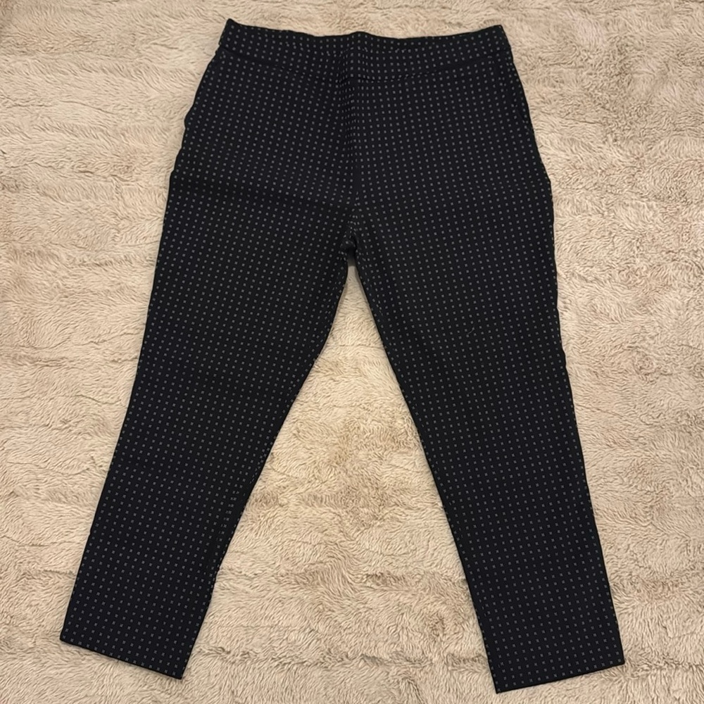 Black and white skinny trousers; Jules&Leopold; XL